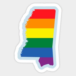 Mississippi state LGBT Pride Sticker